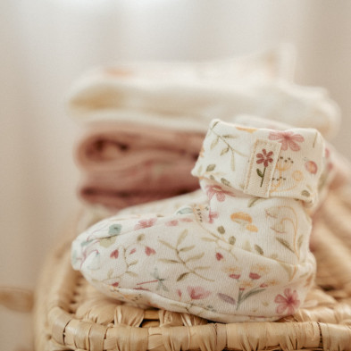 LITTLE DUTCH. Βρεφικά μποτάκια αγκαλιάς Fairy Garden - Νο 2 (62/74)