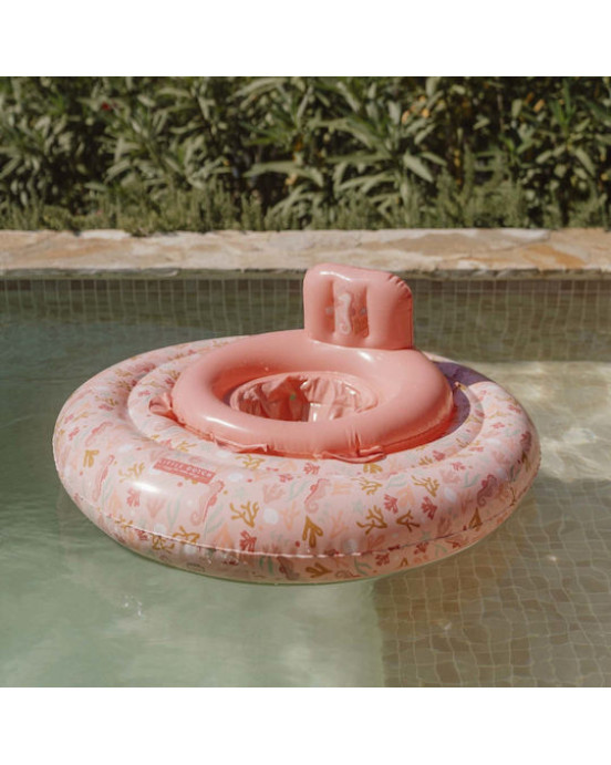 LITTLE DUTCH. Βρεφικό σωσίβιο Ocean Dreams Ροζ