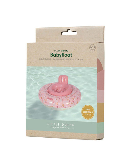 LITTLE DUTCH. Βρεφικό σωσίβιο Ocean Dreams Ροζ