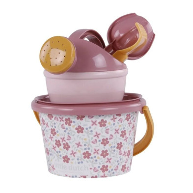 LITTLE DUTCH. Σετ παραλίας 5 τεμαχίων ροζ