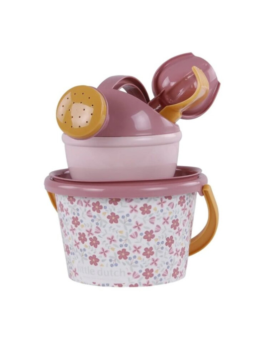 LITTLE DUTCH. Σετ παραλίας 5 τεμαχίων ροζ