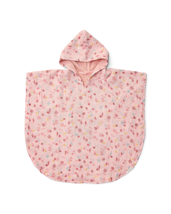 LITTLE DUTCH. Παιδικό πόντσο Ocean Treasures Multi-colour