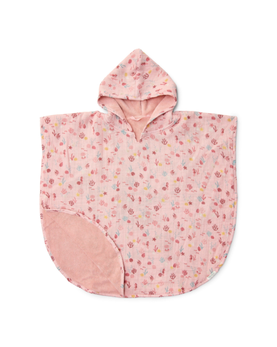 LITTLE DUTCH. Παιδικό πόντσο Ocean Treasures Multi-colour