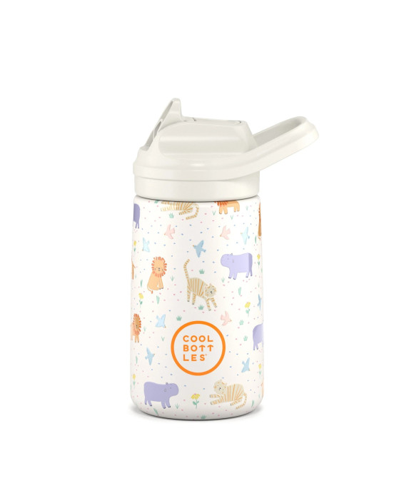 COOL BOTTLES. Ανοξείδωτο παιδικό παγούρι Άγρια Ζώα 350ml