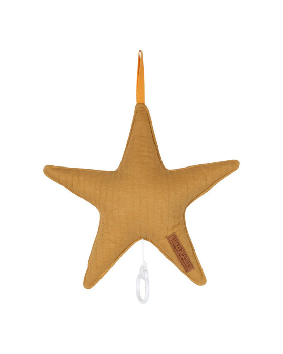 LITTLE DUTCH. Μουσικό αστέρι Pure Ochre 27 Χ 27.