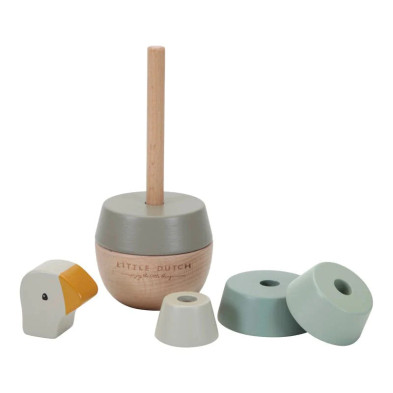 LITTLE DUTCH. Ξύλινη πυραμίδα στοίβαξης Little Goose.