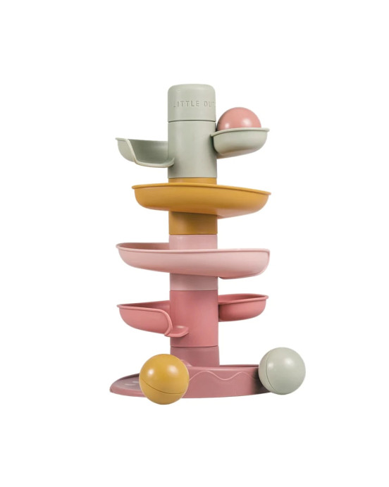LITTLE DUTCH. Σπειροειδής διαδρομή με μπαλάκια (ροζ).