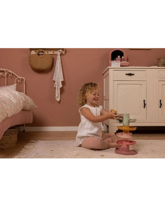 LITTLE DUTCH. Σπειροειδής διαδρομή με μπαλάκια (ροζ).