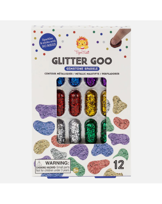 TIGER TRIBE. Κόλλα glitter για σχεδιασμό Gemstone