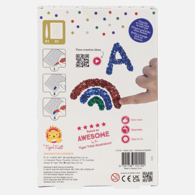 TIGER TRIBE. Κόλλα glitter για σχεδιασμό Gemstone