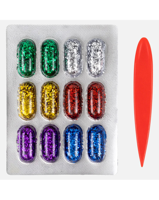 TIGER TRIBE. Κόλλα glitter για σχεδιασμό Gemstone