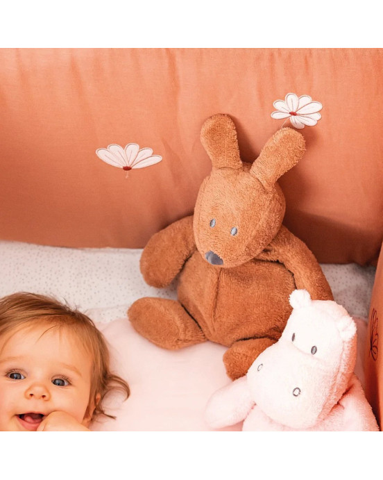 SUSIE & BONNIE. Υφασμάτινο λαγουδάκι Bonnie 30εκ. (χρώμα της σκουριάς)