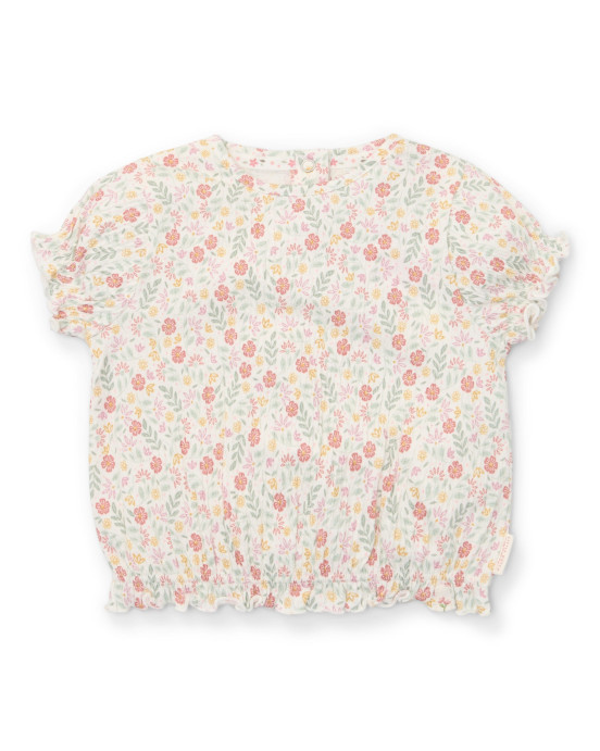 LITTLE DUTCH. Μπλουζάκι κοντομάνικο Creme - Νο 98