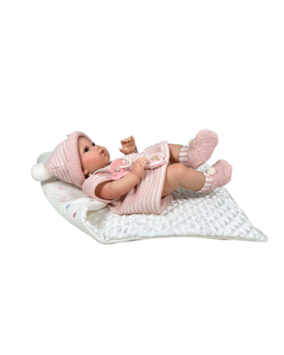 Nines D'Onil: Νεογέννητο μωρό με αλλαξιέρα, πιπίλα και βραχιολάκι μαιευτηρίου - 37 εκ. κοριτσι