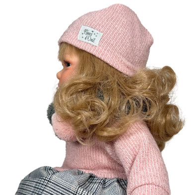 Nines D'Onil: Little Susi Winter ξανθιά-40εκ. NDO-5110