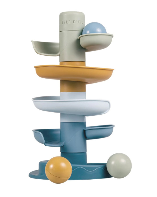 LITTLE DUTCH. Σπειροειδής διαδρομή με μπαλάκια (μπλε).
