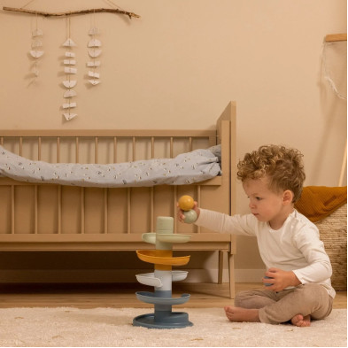 LITTLE DUTCH. Σπειροειδής διαδρομή με μπαλάκια (μπλε).