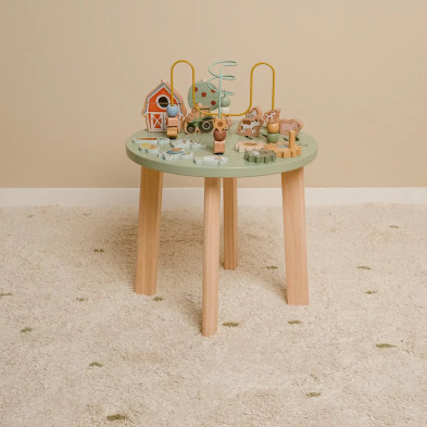Little Dutch Παιδικό Ξύλινο Τραπέζι Δραστηριοτήτων Little Farm FSC  LD7141