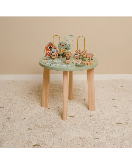 Little Dutch Παιδικό Ξύλινο Τραπέζι Δραστηριοτήτων Little Farm FSC  LD7141
