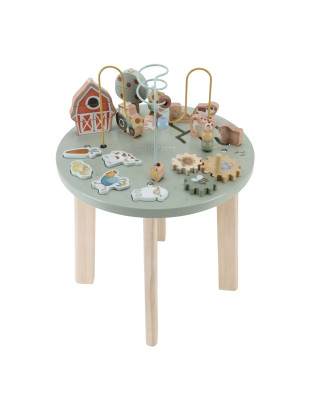 Little Dutch Παιδικό Ξύλινο Τραπέζι Δραστηριοτήτων Little Farm FSC  LD7141