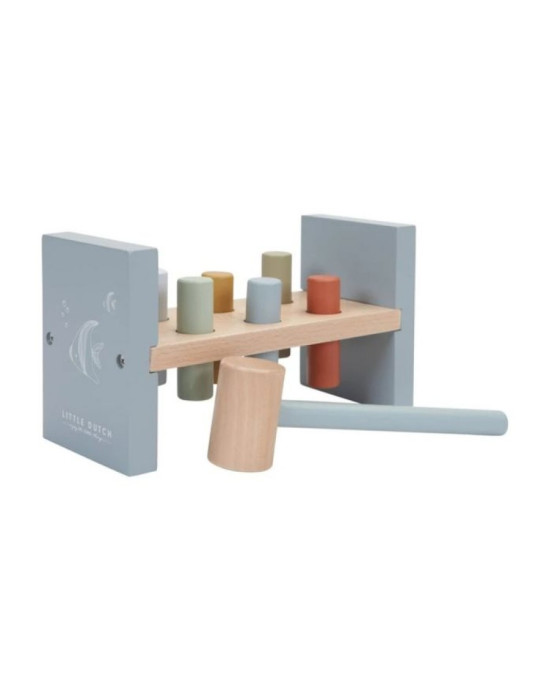 Little Dutch Ξύλινο Παιχνίδι Αντιστοίχισης με Σφυρί Ocean LD7026