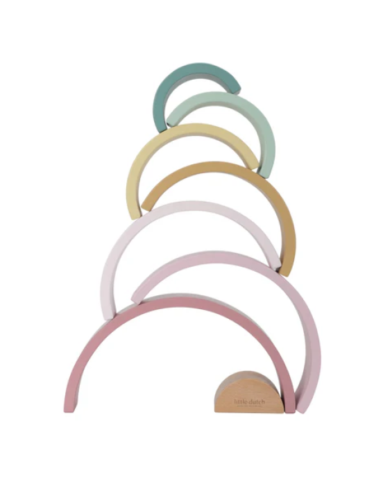 LITTLE DUTCH. Ξύλινο τρισδιάστατο Ουράνιο Τόξο Fairy Garden FSC LD7337