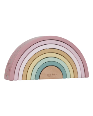 LITTLE DUTCH. Ξύλινο τρισδιάστατο Ουράνιο Τόξο Fairy Garden FSC LD7337