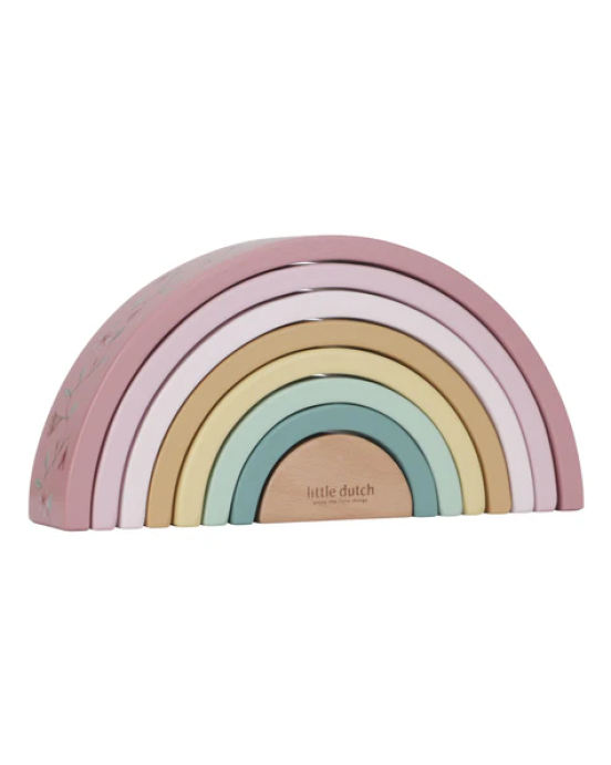 LITTLE DUTCH. Ξύλινο τρισδιάστατο Ουράνιο Τόξο Fairy Garden FSC LD7337