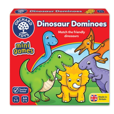 Orchard Toys Dinosaur Dominoes Mini Game ORCH353