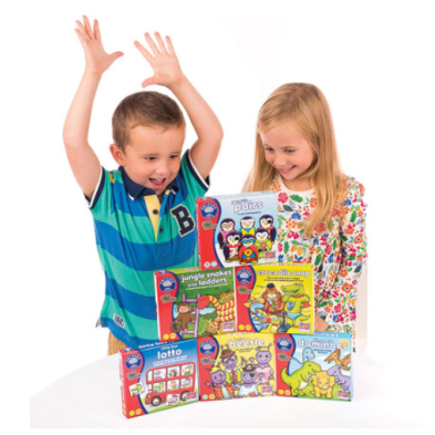 Orchard Toys Dinosaur Dominoes Mini Game ORCH353