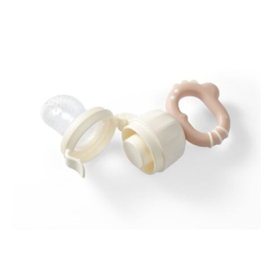 BabyOno: Βρεφικός τροφοδότης φαγητού με 2 εξαρτήματα - Μπεζ