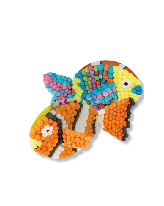 Playmais: 2.300 τεμάχια 3D Ψάρι, Σφουγγαράκια από καλαμπόκι PLM-160870