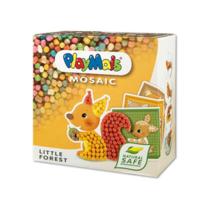 Playmais: Κατασκευές με κάρτες και σφουγγαράκια από άμυλο καλαμποκιού 6τεμ. - Μικροί φίλοι του δάσους PLM-160256