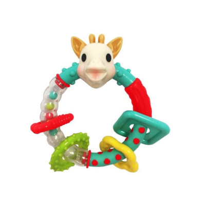 Sophie la Girafe κουδουνίστρα πολλαπλών υφών