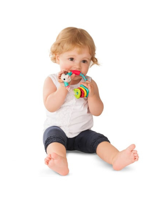 Sophie la Girafe κουδουνίστρα πολλαπλών υφών