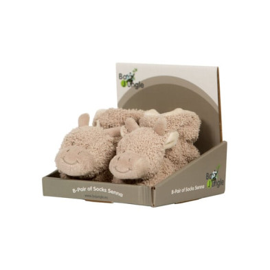 Bo Jungle: Καλτσούλες fleece-Καμηλοπάρδαλη BJ-B990420