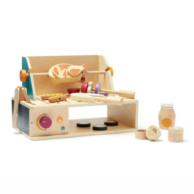 KIDS CONCEPT  Ξύλινη ψησταριά με αξεσουάρ KC1000642