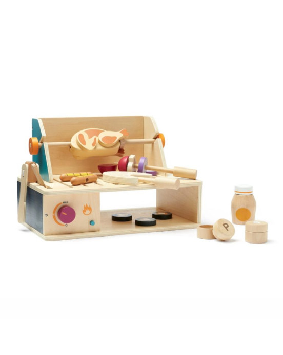 KIDS CONCEPT  Ξύλινη ψησταριά με αξεσουάρ KC1000642