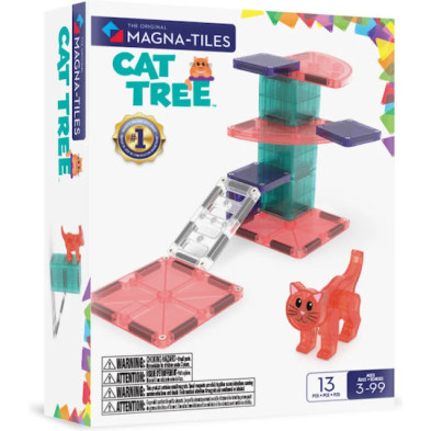 MAGNA-TILES Cat Tree 13 Τεμάχια – Μαγνητικά Πλακίδια STEM με Δέντρο Γάτας 252013CT