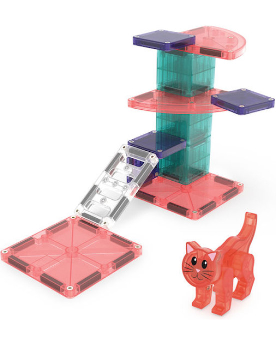 MAGNA-TILES Cat Tree 13 Τεμάχια – Μαγνητικά Πλακίδια STEM με Δέντρο Γάτας 252013CT