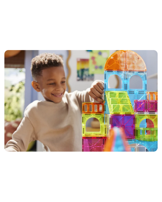 MAGNA-TILES City Center 110 Τεμάχια – Μαγνητικά Πλακίδια STEM για Πόλη 251110CC