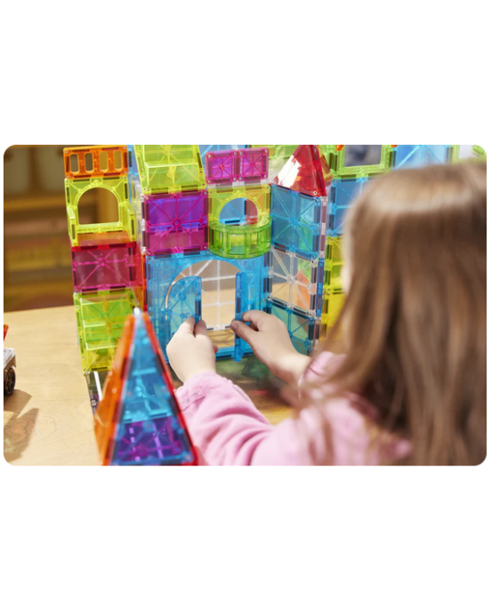 MAGNA-TILES City Center 110 Τεμάχια – Μαγνητικά Πλακίδια STEM για Πόλη 251110CC