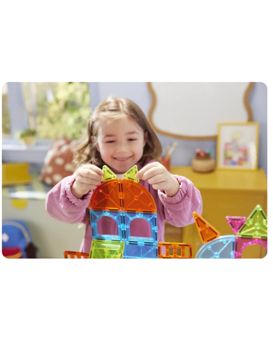 MAGNA-TILES City Center 110 Τεμάχια – Μαγνητικά Πλακίδια STEM για Πόλη 251110CC