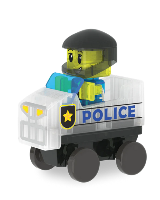 MAGNA-TILES Police Patrol 20 Τεμάχια – Μαγνητικά Πλακίδια STEM με Αστυνομία 252020PO