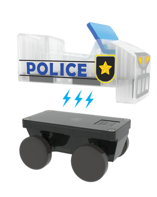 MAGNA-TILES Police Patrol 20 Τεμάχια – Μαγνητικά Πλακίδια STEM με Αστυνομία 252020PO