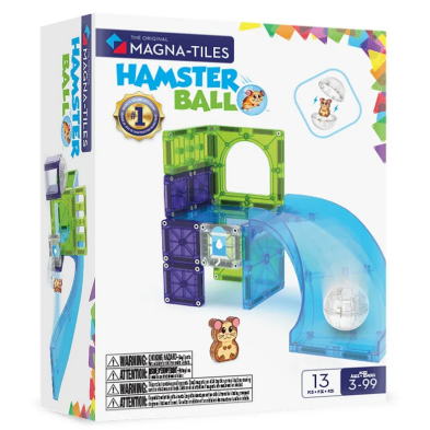 MAGNA-TILES Hamster Ball 13 Τεμάχια – Μαγνητικά Πλακίδια STEM με Μπάλες 252013HB