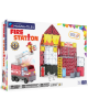 MAGNA-TILES Fire Station 50 Τεμάχια – Μαγνητικά Πλακίδια STEM με Πυροσβεστικό Σταθμό 252050FS