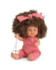 Magic baby Παιδική κούκλα Betty Curly hair με καστανά μαλλιά και πιπίλα-30εκ. MB3012