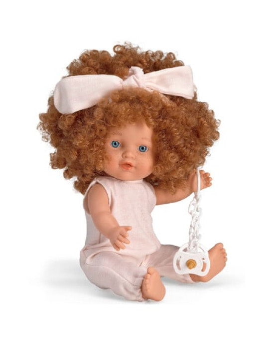 Magic baby Παιδική κούκλα μωρό "MY BABIES Κόκκινα Σγουρά Μαλλιά" MB3009