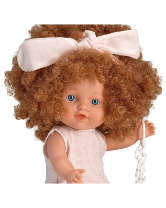 Magic baby Παιδική κούκλα μωρό "MY BABIES Κόκκινα Σγουρά Μαλλιά" MB3009